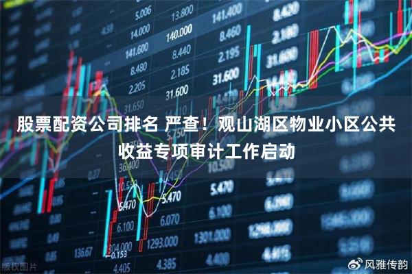 股票配资公司排名 严查!观山湖区物业小区公共收益专项审计工作启动